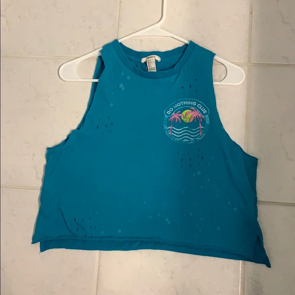 Blue Tank Top (forever 21; s)
